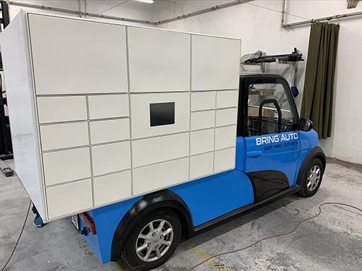 Hliníkový box na zásilky